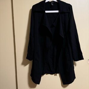 F21 Black Light Coat/Jacket